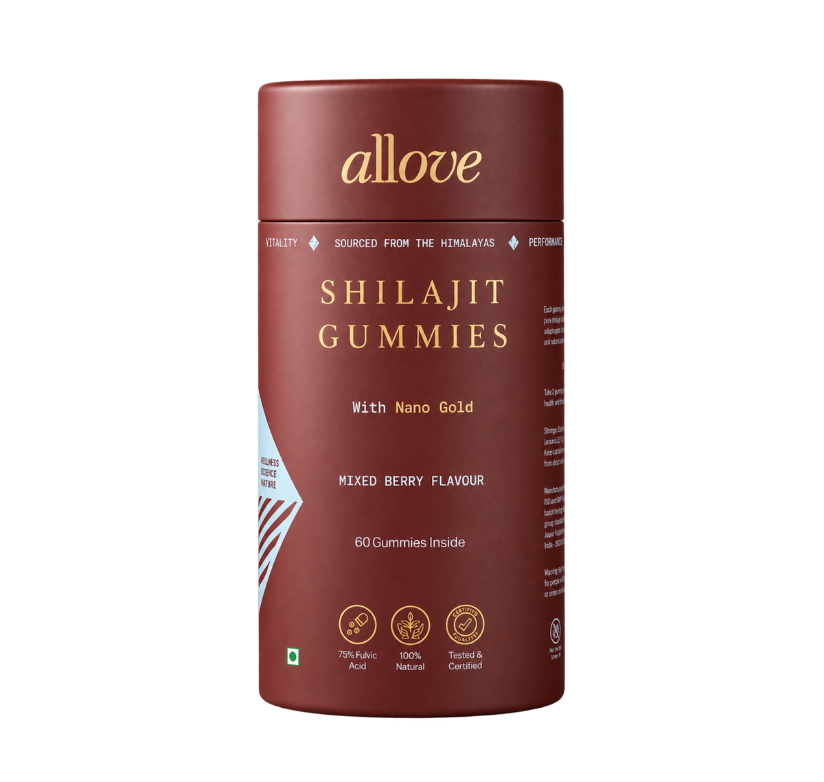 Shilajit Gummies With Nano Gold - Mixed Berry