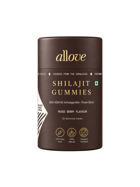 Shilajit Gummies With KSM-66 Ashwagandha - Mixed Berry