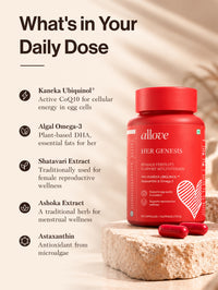 Her Genesis - Female Fertility Support Multivitamin - B