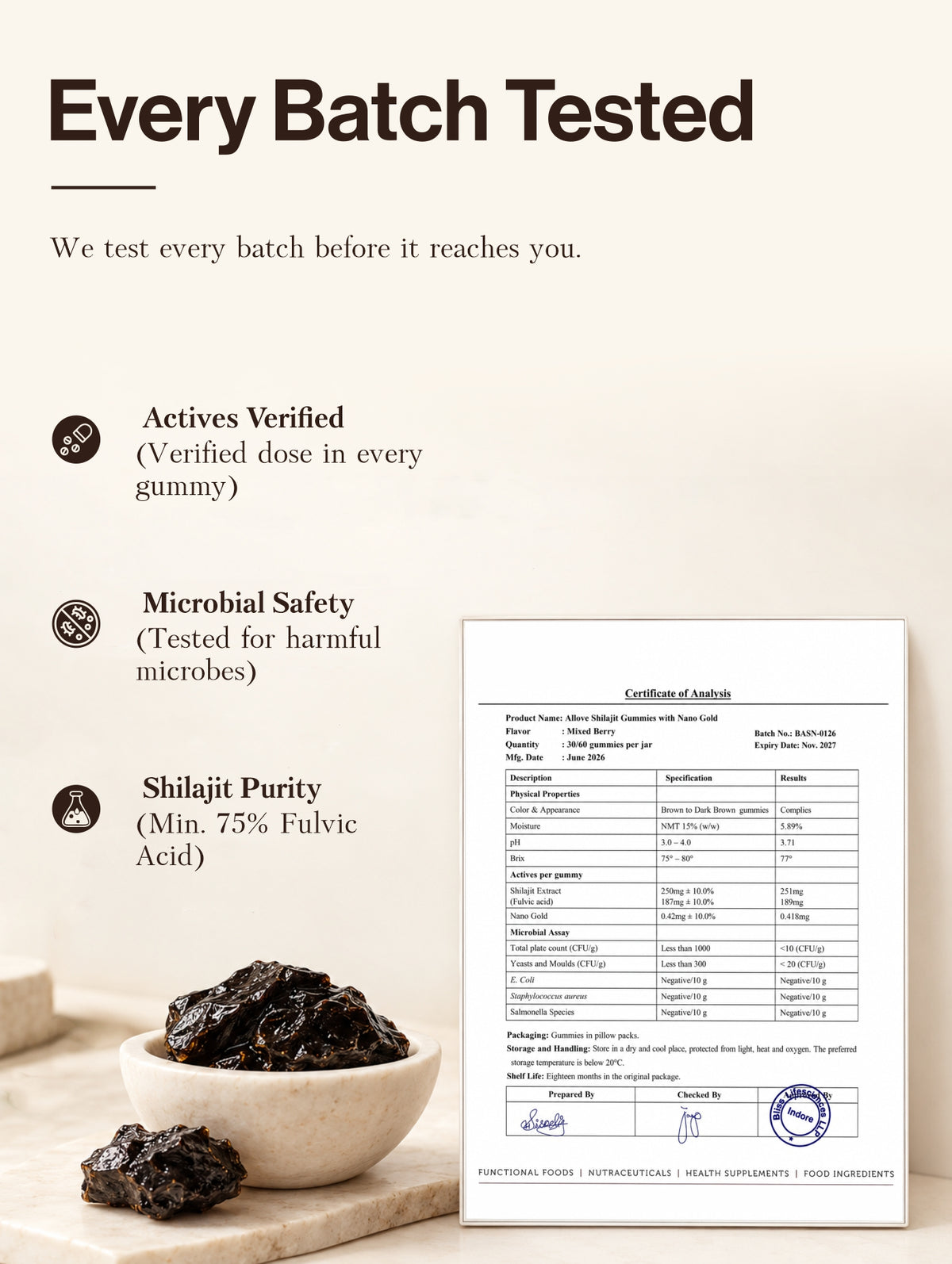 Shilajit Gummies With Nano Gold - Mixed Berry