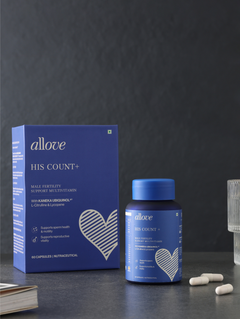 His Count+ Male Fertility Support Multivitamin