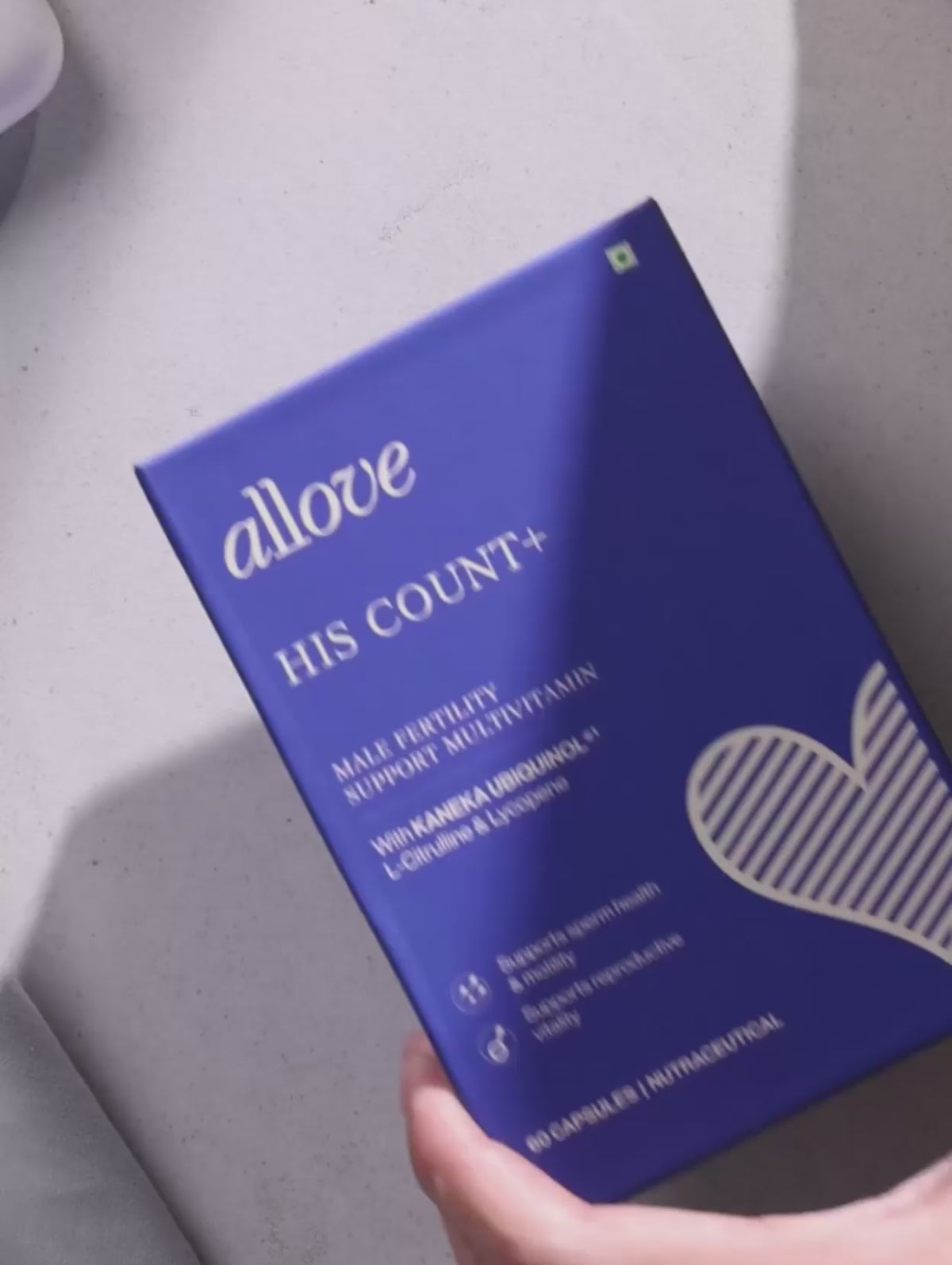 His Count+ Male Fertility Support Multivitamin - B