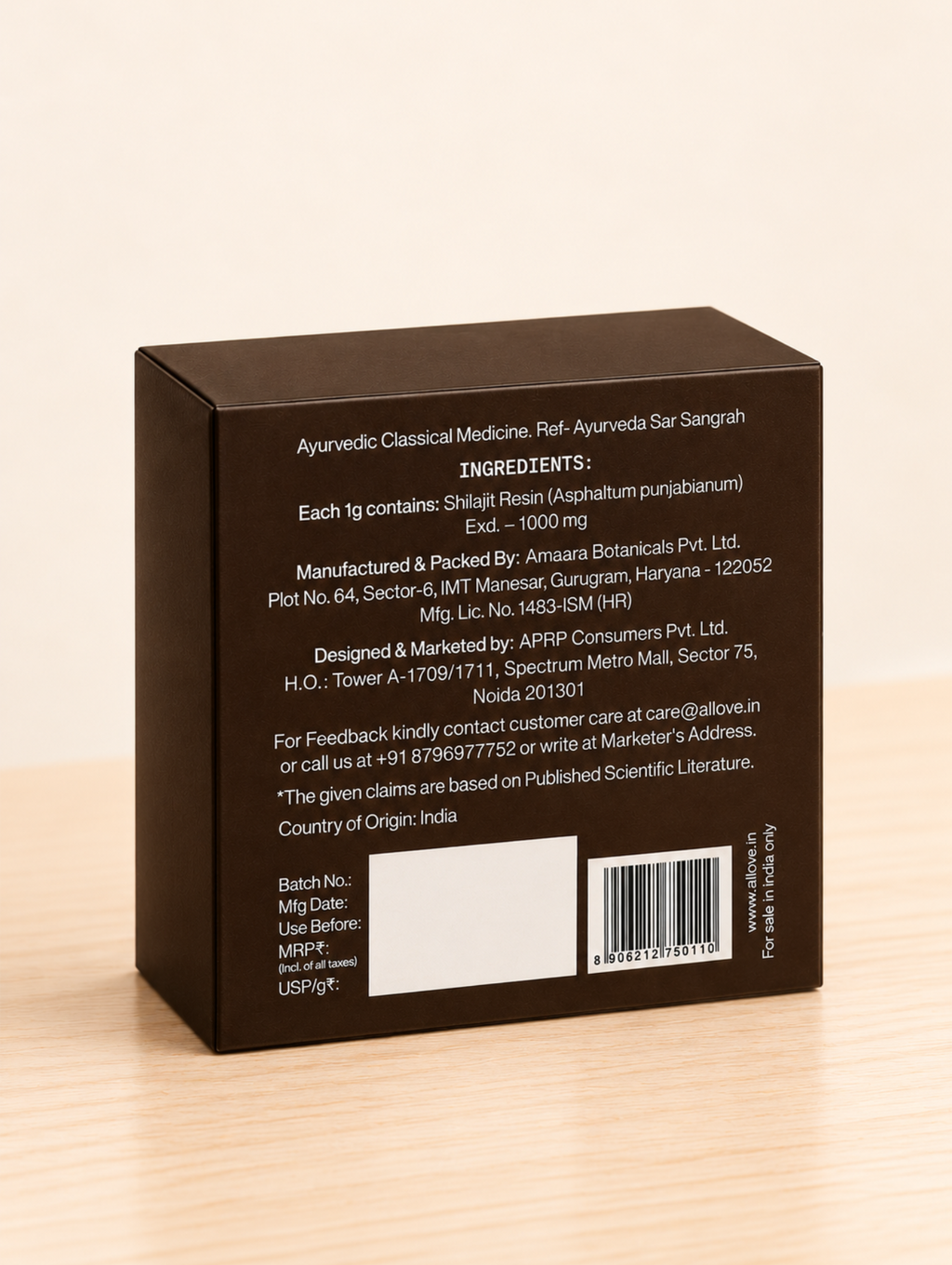Shilajit Pure Resin
